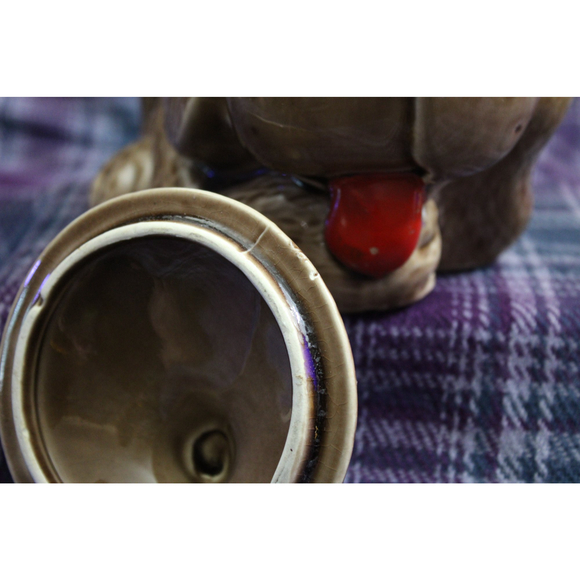 Vintage McCoy Thinking Hound Dog Cookie Jar - Picture 6 of 8